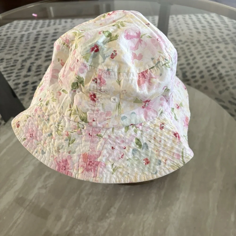 Abercrombie & Fitch‎ Girls Floral Colorful Summer Bucket Hat One Size